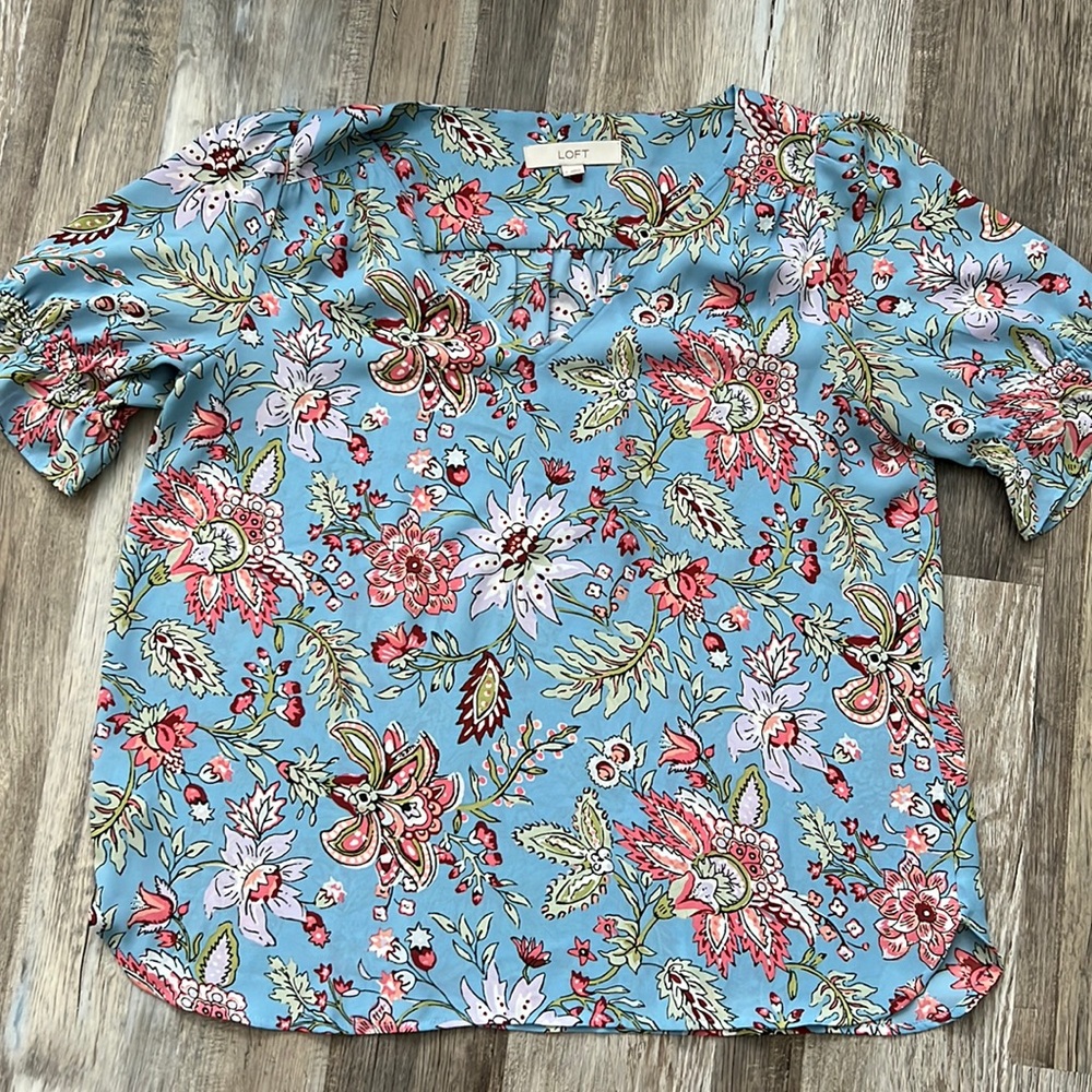 Loft floral top